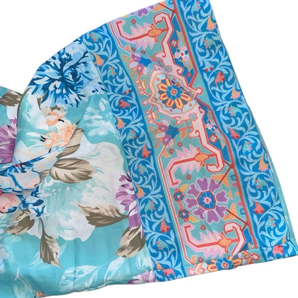 Tolani $198 Floral Print Straight Leg Pants Elastic Waist Pockets Women’s 3X NEW - Picture 5 of 13